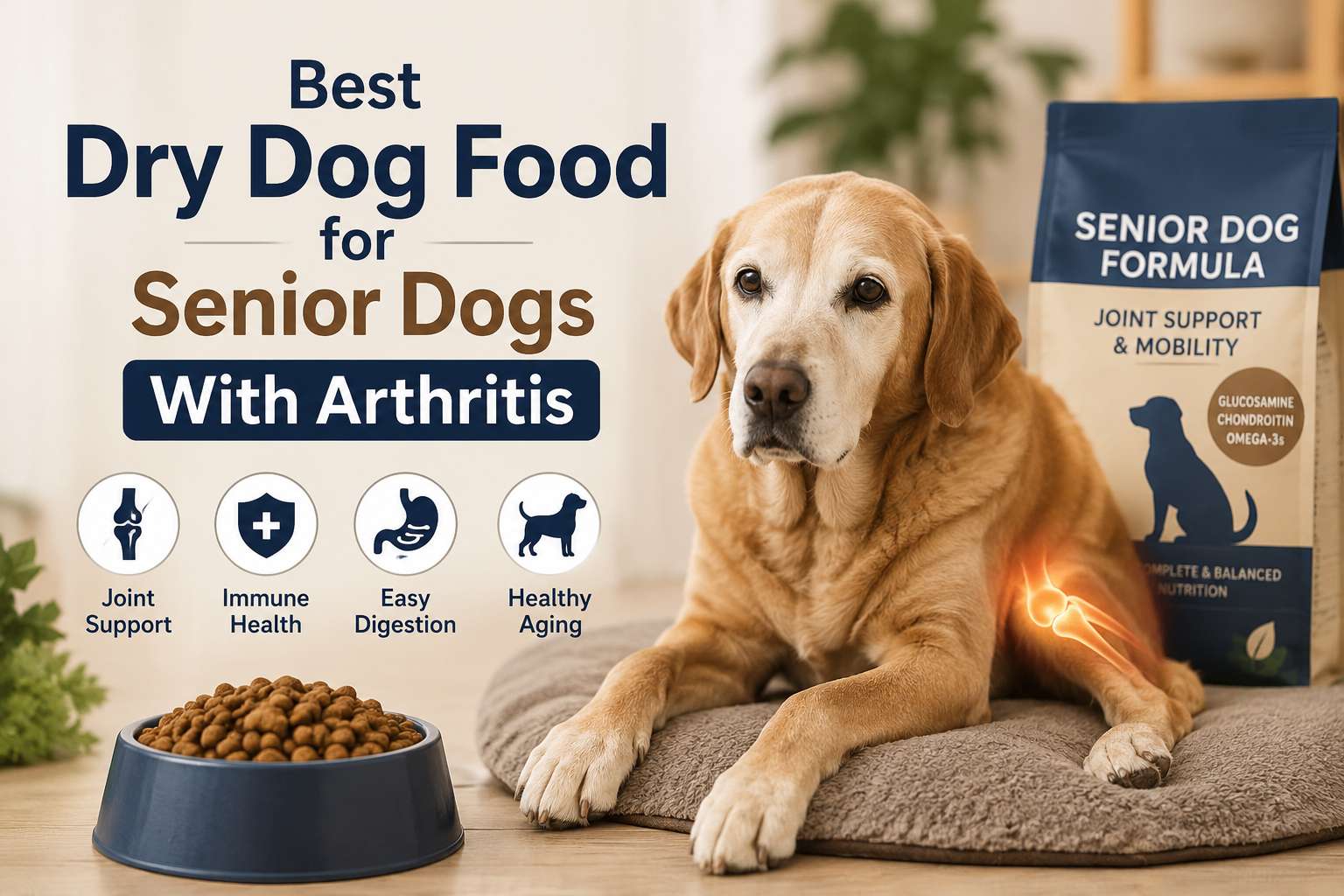 Best Dry Dog Food for Senior Dogs With Arthritis