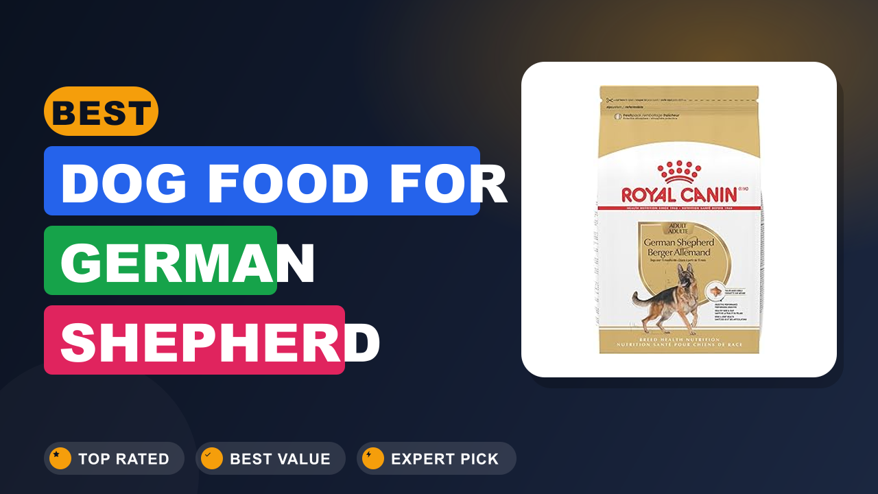 Best Dog Food for German Shepherd Rottweiler Mix