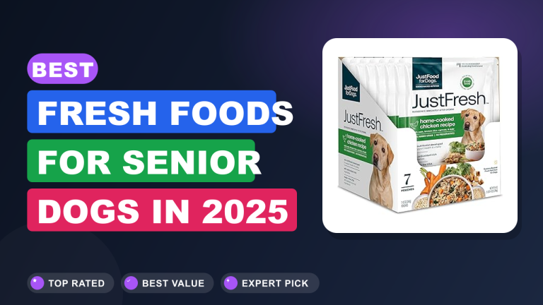 Best Fresh Foods for Senior Dogs in 2025