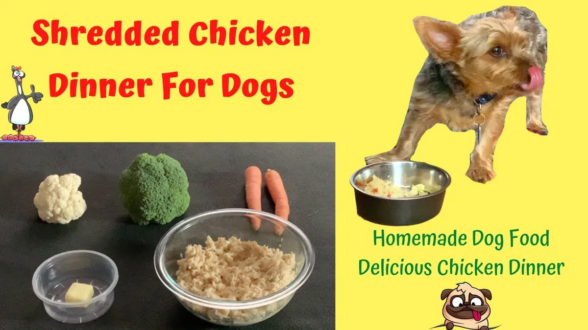 cooking chicken for dog food