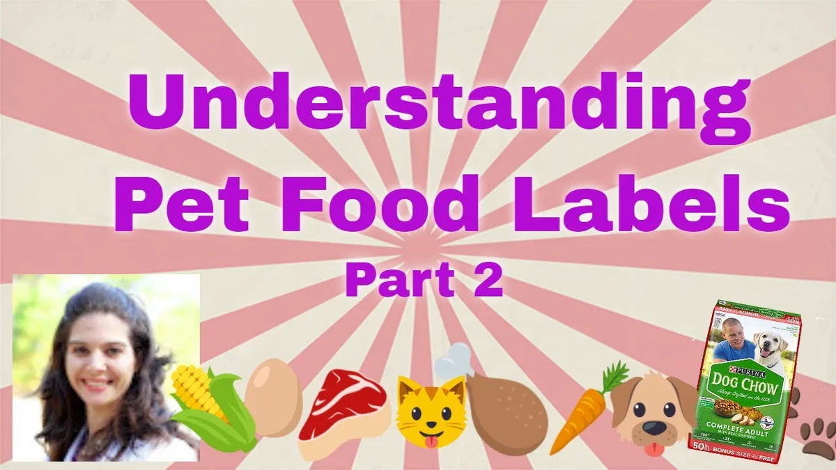 dog food label guaranteed analysis