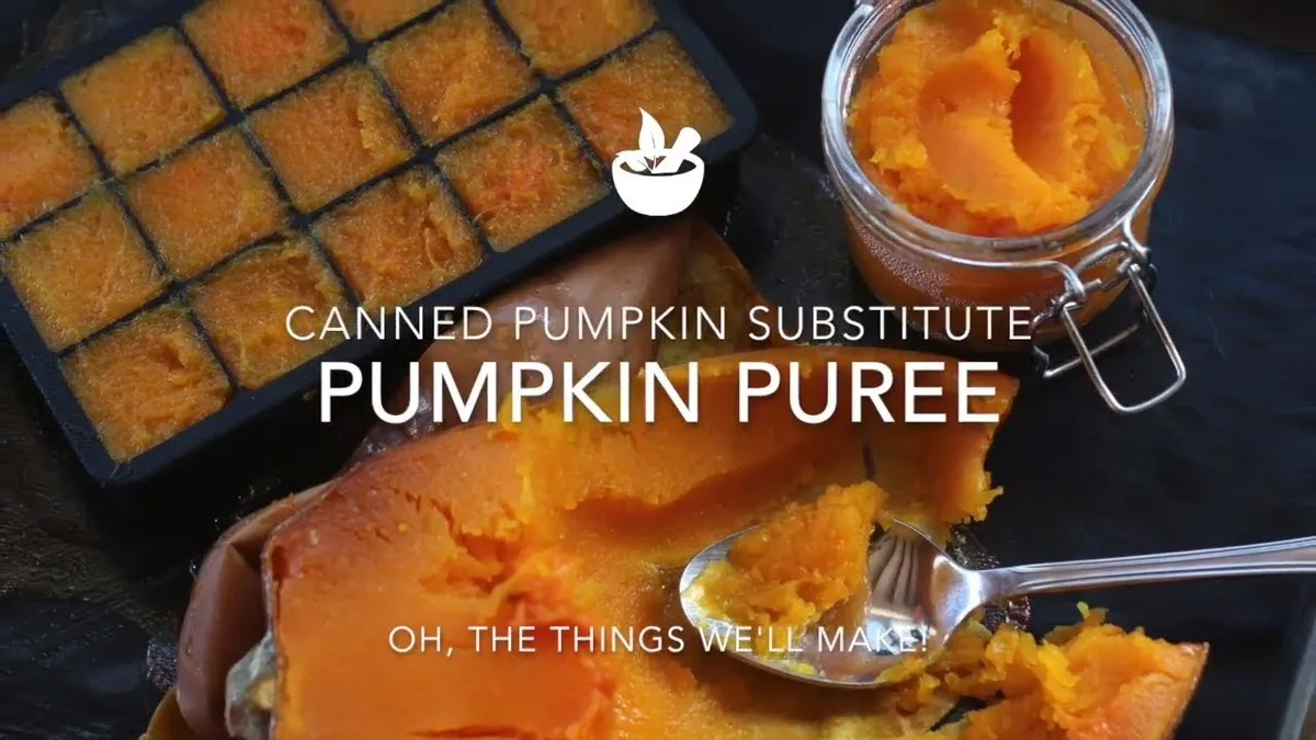 Plain canned pumpkin
