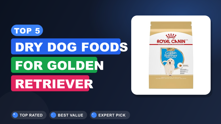 Top 5 Dry Dog Foods for Golden Retriever Puppies