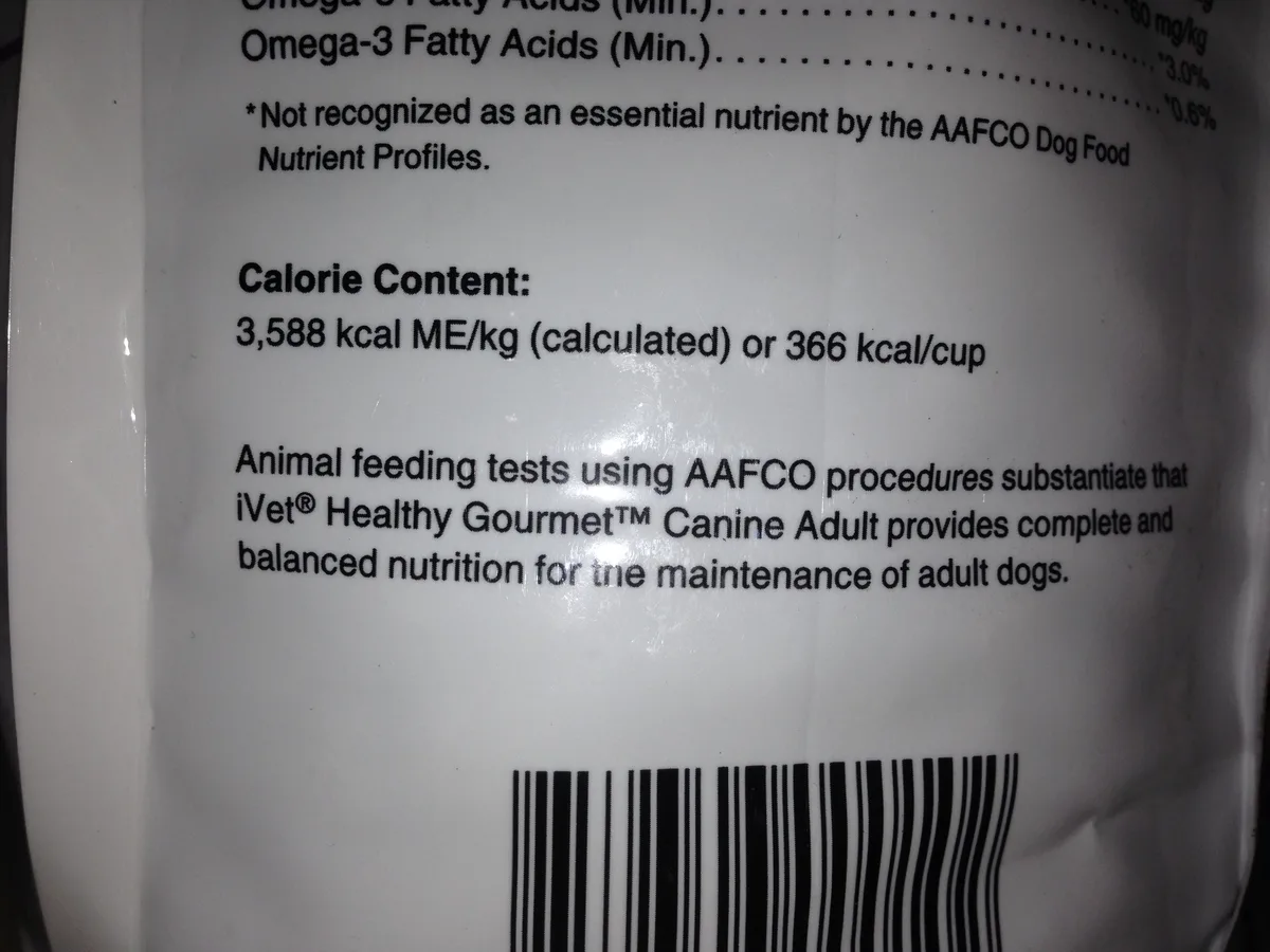 AAFCO nutritional adequacy statement